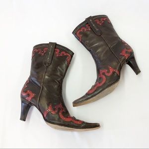 ANTONIO MELANI Heeled Cowgirl Boots